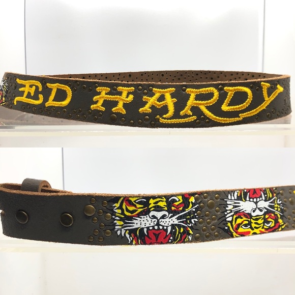 ed hardy belt mens